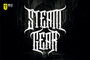 Steam Gear (Duo Font) SS, a Blackletter Font by JFK Juan Jeje (Thumbnail 2 of 9)