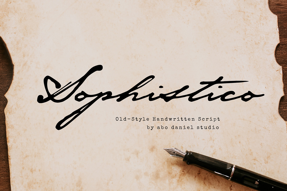 Sophistico, a Script Font by Abo Daniel Studio (Photo 10 of 10)