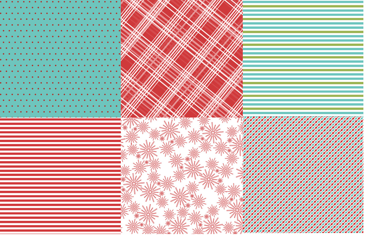 Merry-Merry Christmas Digital Paper preview 5