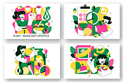 10 Plant Based Diet Lifestyle, a Food Illustration by denayunebgt (Thumbnail 3 of 4)