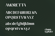 Amoretta - Classy Typeface, a Serif Font by HipFonts (Thumbnail 2 of 10)
