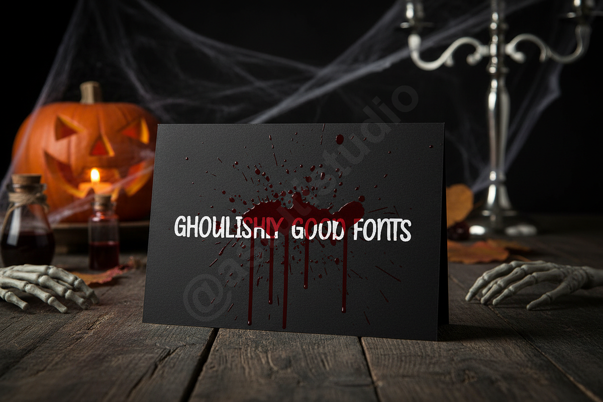 Bawobe Creepy Dripping Horror Font, a Font by Astuti Studio (Photo 5 of 15)