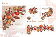 Christmas Set 2, a Background Graphic by Yulia Ogneva (Thumbnail 3 of 7)