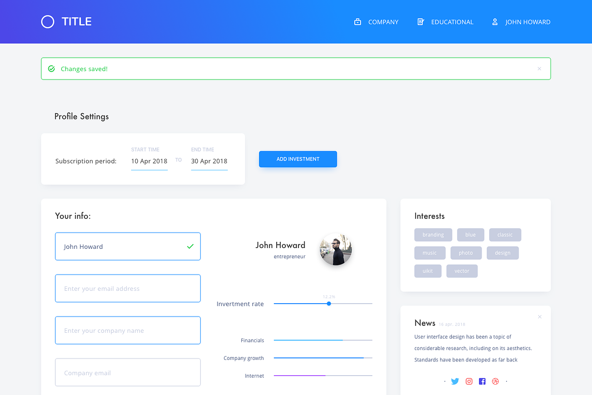 Creative Elements UI Kit, an UI Kit Template by EpicShop (Photo 6 of 9)