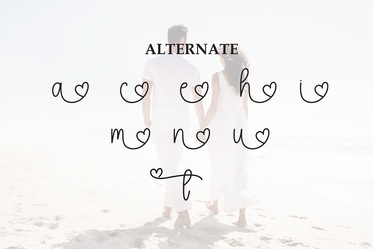 Sweetie | Script Font, a Handwritten Font by Scratchones (Photo 8 of 9)