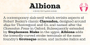 Albiona, a Slab Serif Font by Device (Thumbnail 3 of 5)