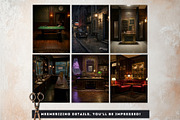 Noir Movie Backdrops Digital Papers, a Background Graphic by ThatsDesignArt (Thumbnail 8 of 13)