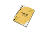 Spiral Notebook Mockup, a Books & Magazine Mockup by mockupbuys (Thumbnail 6 of 8)