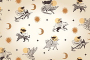 Moon Goddess Spirit Animal Bundle, an Illustration by Wanderlust Heart Branding (Thumbnail 2 of 8)