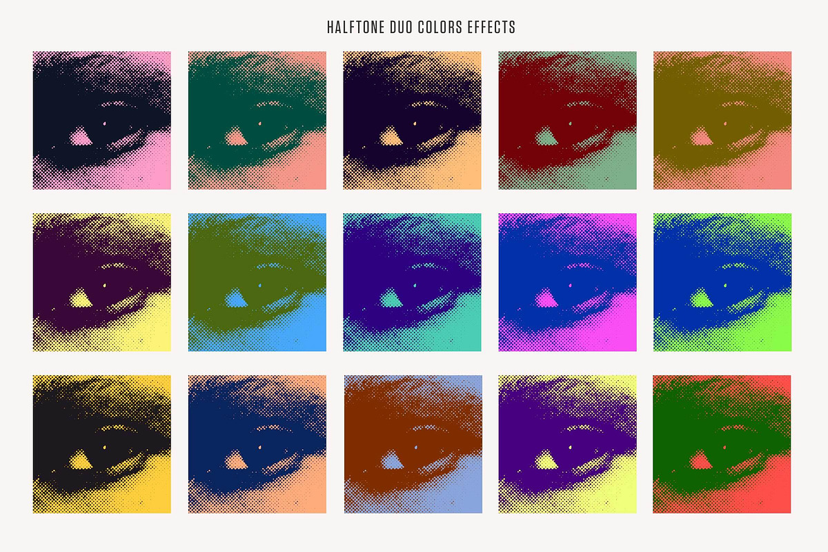 Halftone Mono & Duo Colors, an Action Add-On by IRCF (Photo 9 of 9)