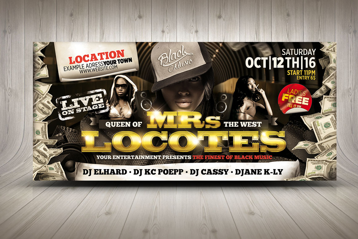 MRS LOCOTES, a Flyer Template by aigenart (Photo 5 of 6)