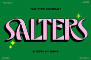 TAN - SALTERS, a Font by TanType (Thumbnail 1 of 14)