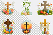 Easter Christian Crosses Sublimation, an Illustration by SVGArt (Thumbnail 8 of 8)
