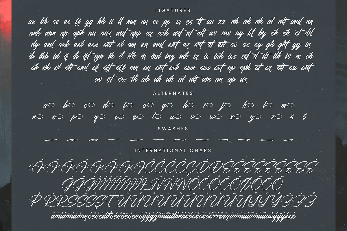 Black Fatal Brush Calligraphy Font, a Script Font by stylishtype.co (Photo 19 of 20)