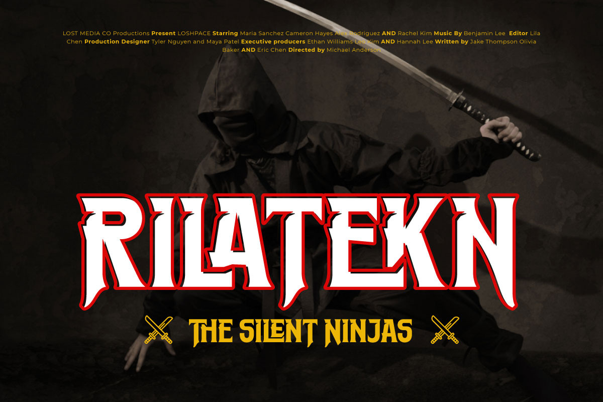 Tuiven - Movie Display Font, a Serif Font by twinstd (Photo 5 of 9)