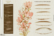Vintage Soul Procreate Kit, a Brush Add-On by Liquid Amethyst Art (Thumbnail 8 of 12)