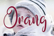 Orang, a Script Font by khalwa.studio (Thumbnail 1 of 5)