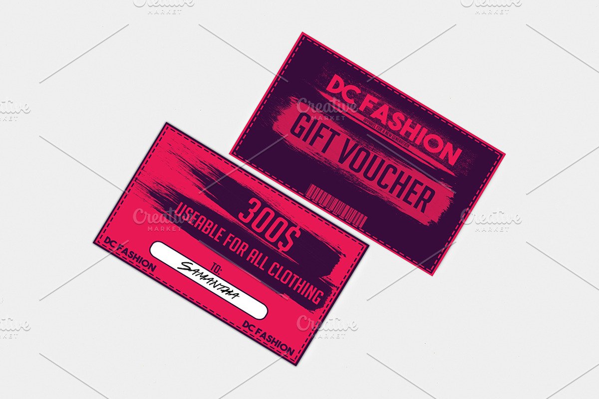 Apparel Store Gift Voucher, a Card Template by Konakchiev (Photo 2 of 3)