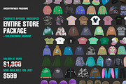Entire Store - Apparel Mockup, an Apparel Mockup by Uncentrifuged Pressure (Thumbnail 1 of 15)