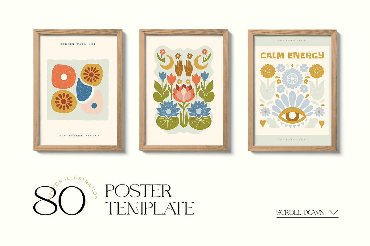Calm Energy | Wall Art Creator, an Object Graphic by Leleka.Store (Photo 5 of 18)