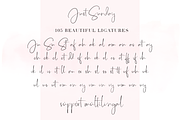 Just Sunday - Family Modern Script, a Script Font by Dharmas Foundry (Thumbnail 14 of 16)
