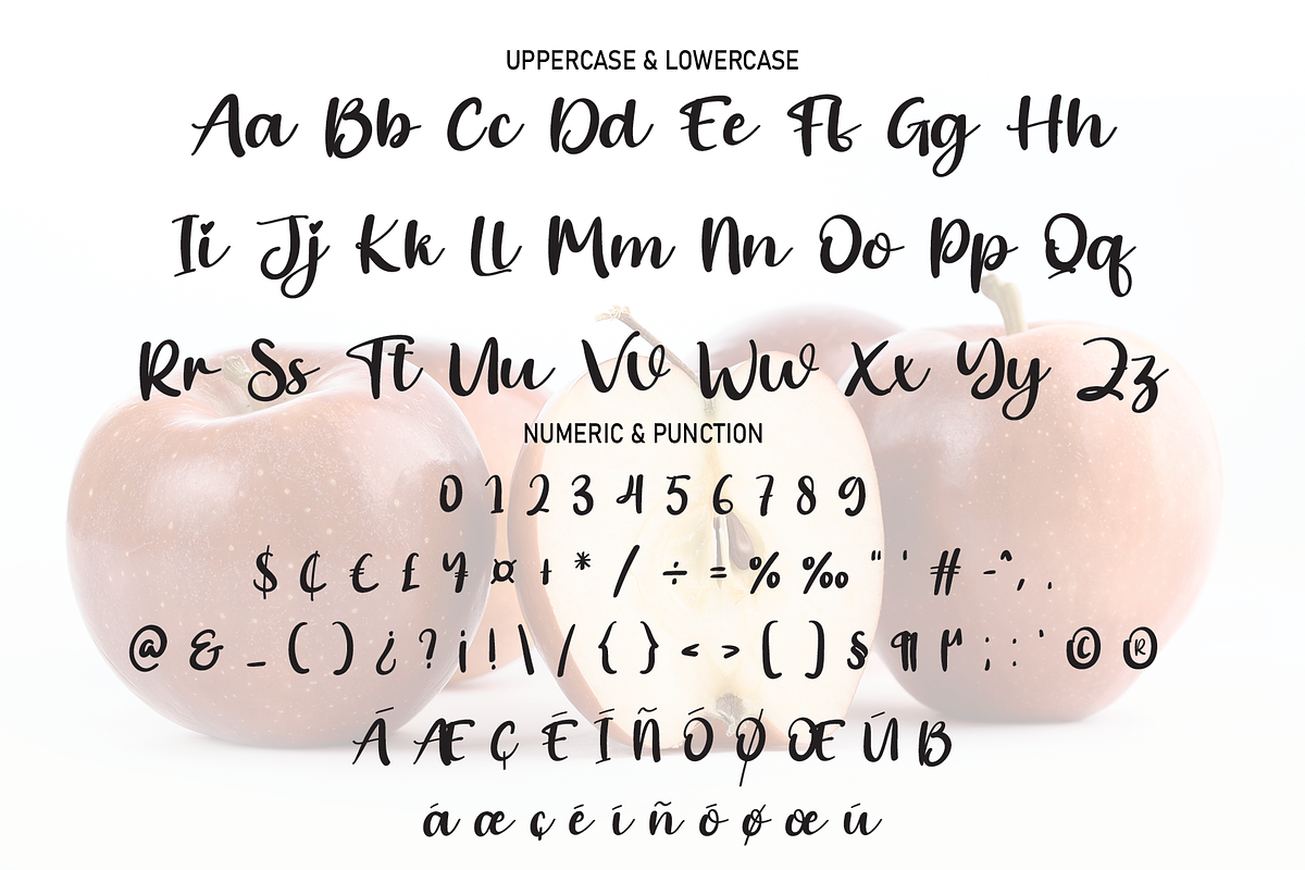 Apple | Script Font, a Script Font by Scratchones (Photo 3 of 8)