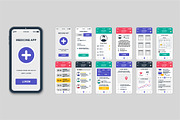 Mobile App UI Kit Template, a Templates & Theme by alexdndz (Thumbnail 14 of 21)
