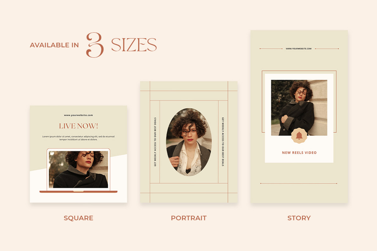 Instagram Post Templates – Canva, a Social Media Template by Eesome Design Studio (Photo 2 of 8)