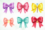 Teacher Coquette Bow Clipart Set, an Illustration by Creative Art (Thumbnail 8 of 9)