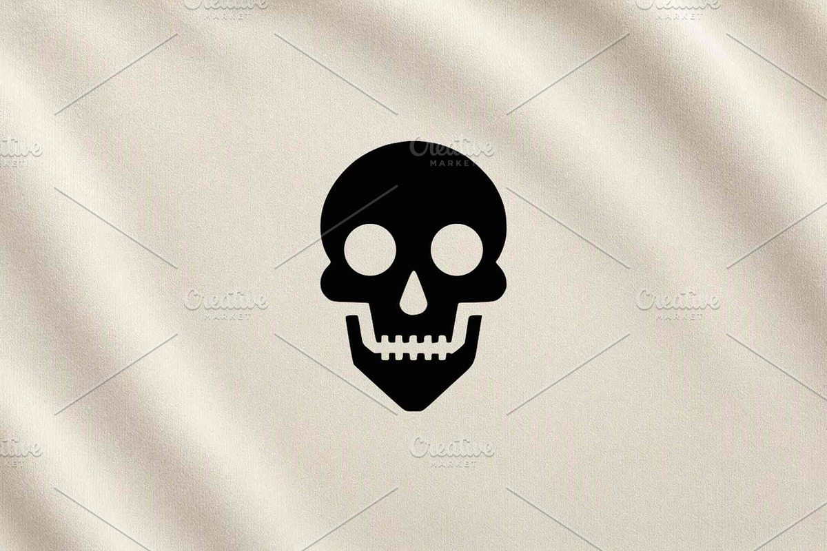 Detailed Skull Icon Vector, a Decorative Illustration by Vectorium Studio (Photo 3 of 4)