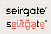 Argis – Geometric Clean Sans Serif, a Sans Serif Font by Mahesans Co (Thumbnail 7 of 10)