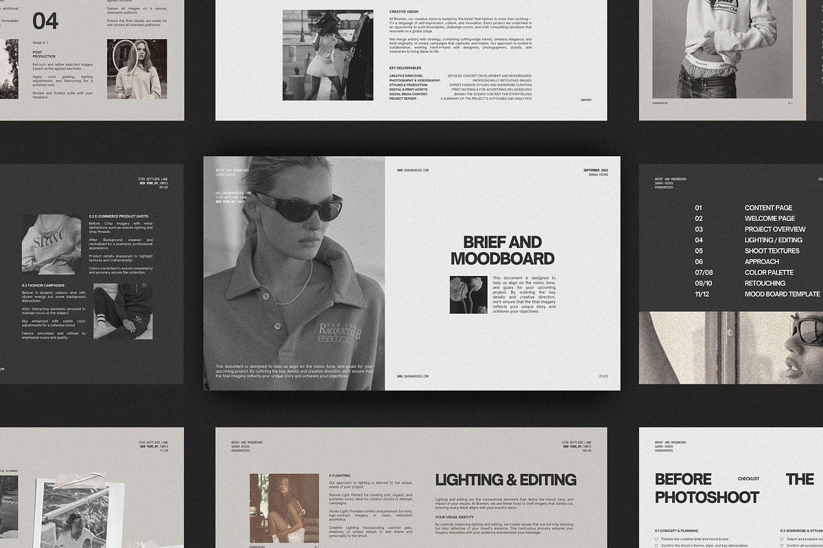 Photography Brief & Moodboard Canva, a Presentation Template by Amaré Creative (Photo 3 of 7)