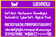 Video Games font, a Font by weknow (Thumbnail 4 of 8)
