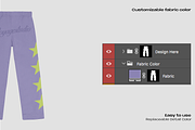 SWEATPANTS MOCKUP, a Bottom Mockup by Voyage Studio (Thumbnail 4 of 4)