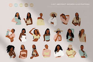 Abstract Women Bundle