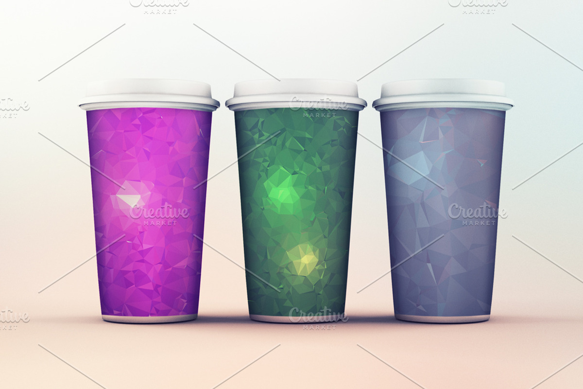 120 Subtle Polygon Backgrounds preview 3