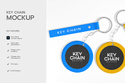 Keychain Mockup Set Template, a Product Mockup by graphypix (Thumbnail 2 of 4)