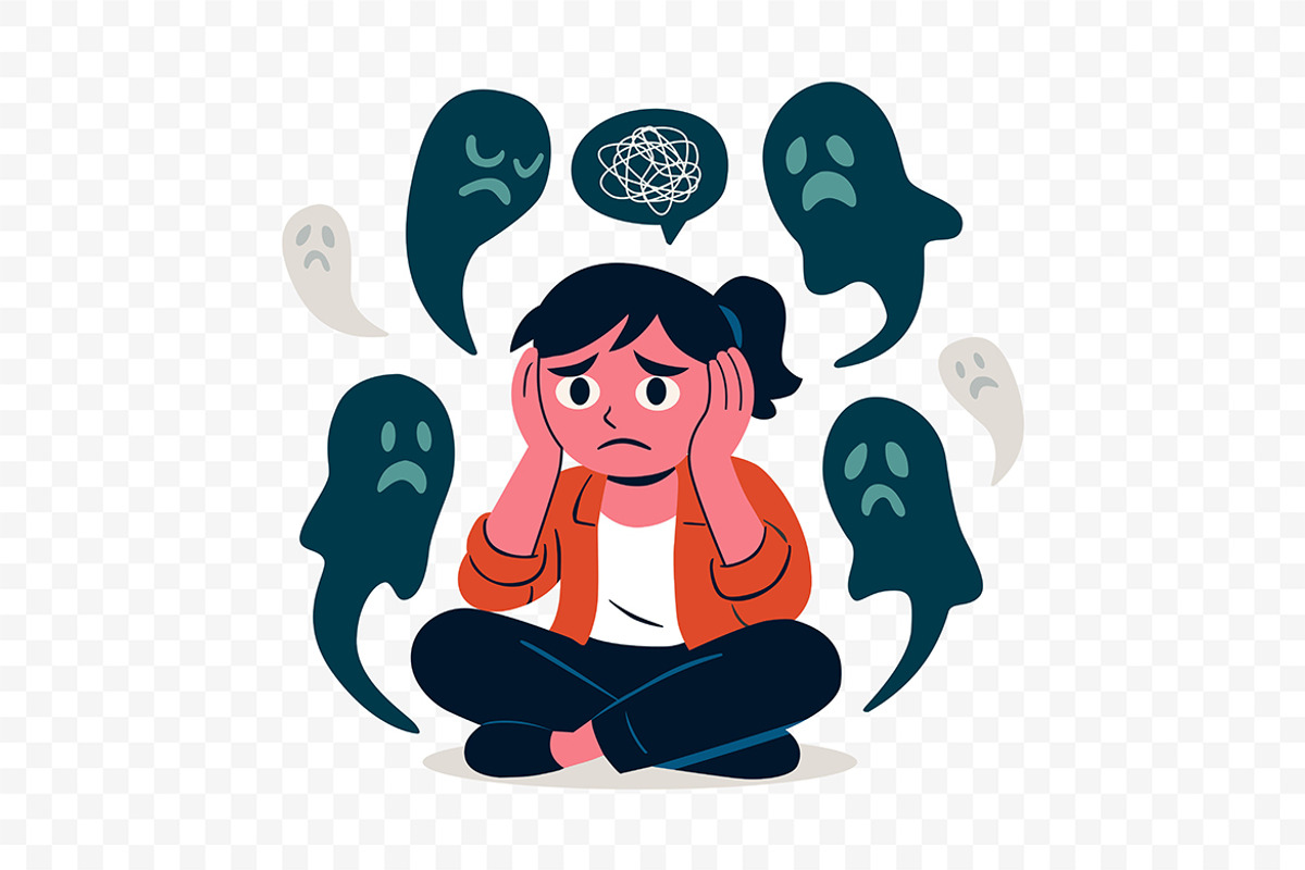 Mental Health Awareness Illustration, a Person Illustration by Partikusi Design (Photo 2 of 3)