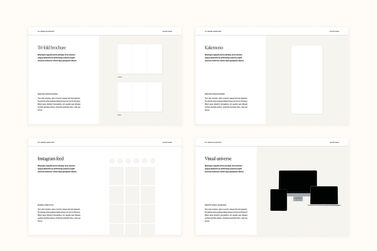 Brand Guidelines Template, a Branding & Logo Template by MargauxQuercy (Photo 6 of 9)