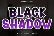 BLACK SHADOW, a Script Font by FreshTypeINK (Thumbnail 1 of 8)