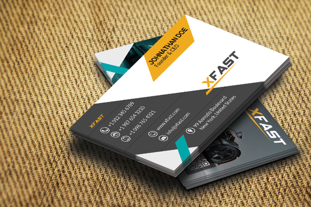 Racing Card CM192, a Business Card Template by annozio (Photo 2 of 4)