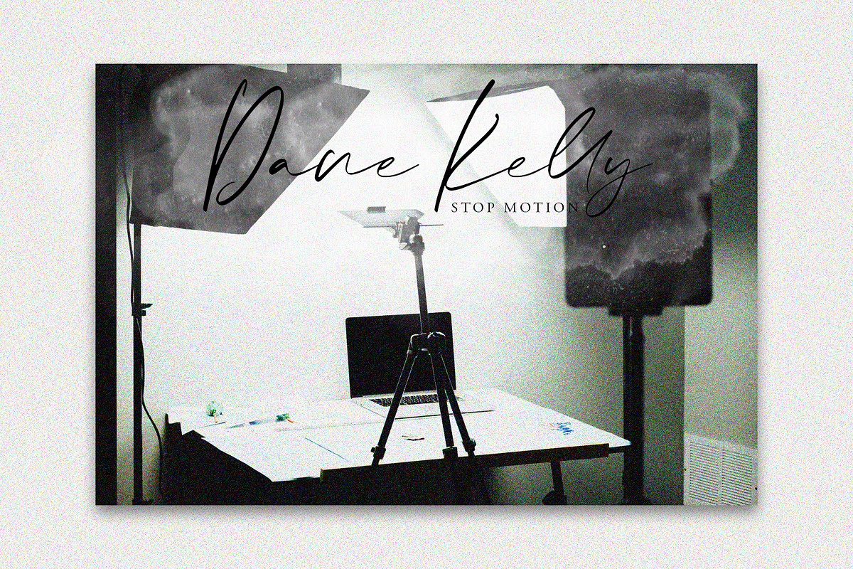 Ending Scene - Calligraphy Font preview 7
