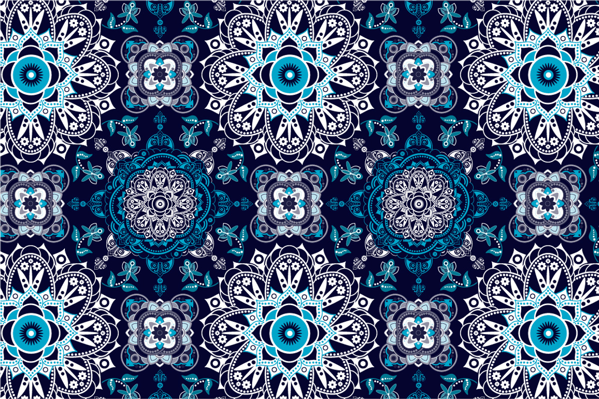 Ornamental seamless pattern