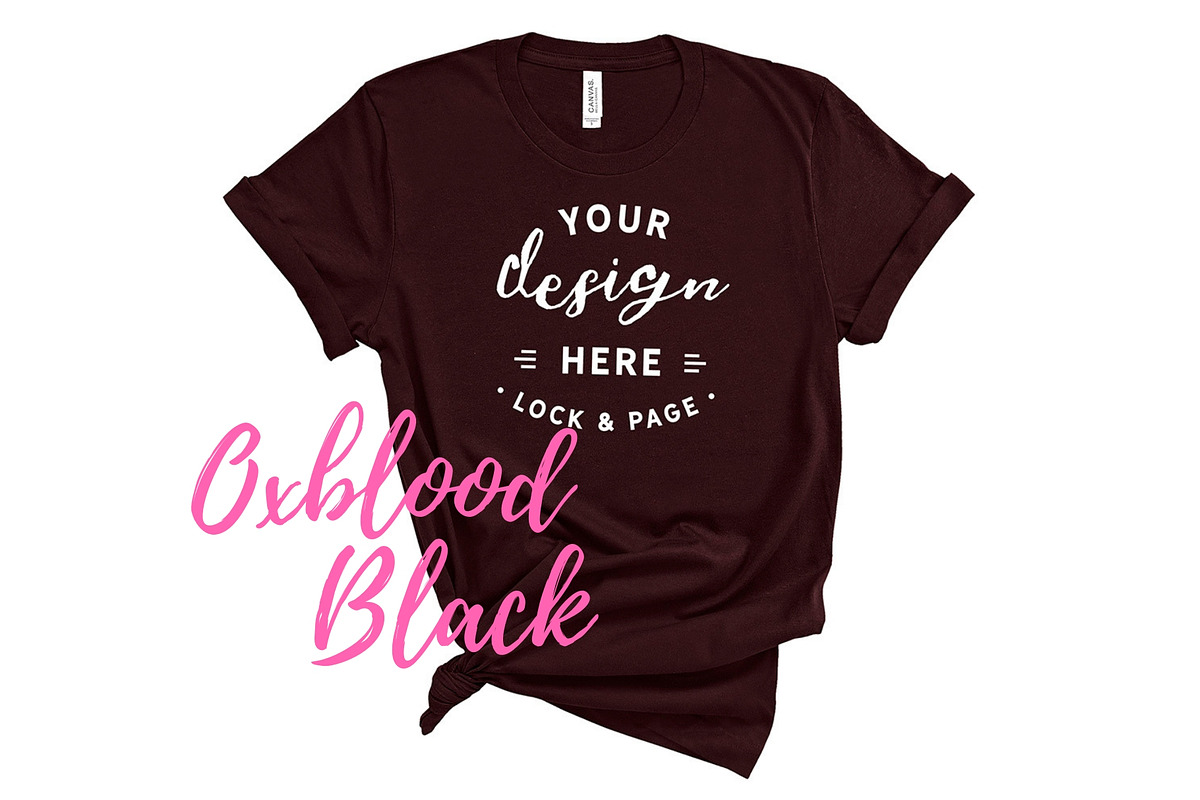 Bella Canvas TShirt Mockups On White, a Shirt Mockup by lock and page (Photo 16 of 92)