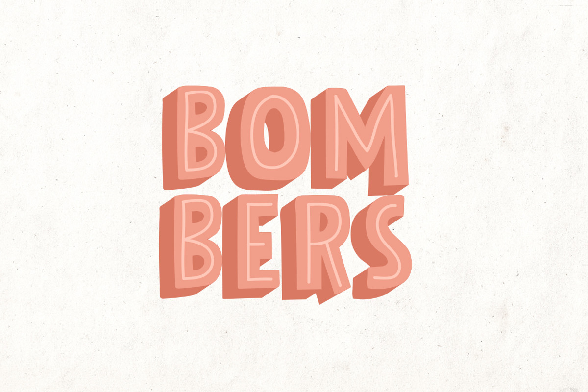 Bolder Layered Font preview 4
