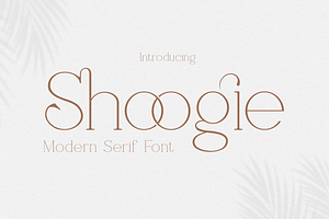 Shoogie Serif Font