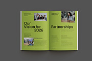 Green Non-Profit Annual Report, a Brochure Template by Neermana (Thumbnail 8 of 11)