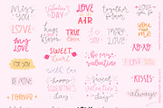 Valentine's Day Clipart, Lettering, an Illustration by Mariart_i (Thumbnail 6 of 11)
