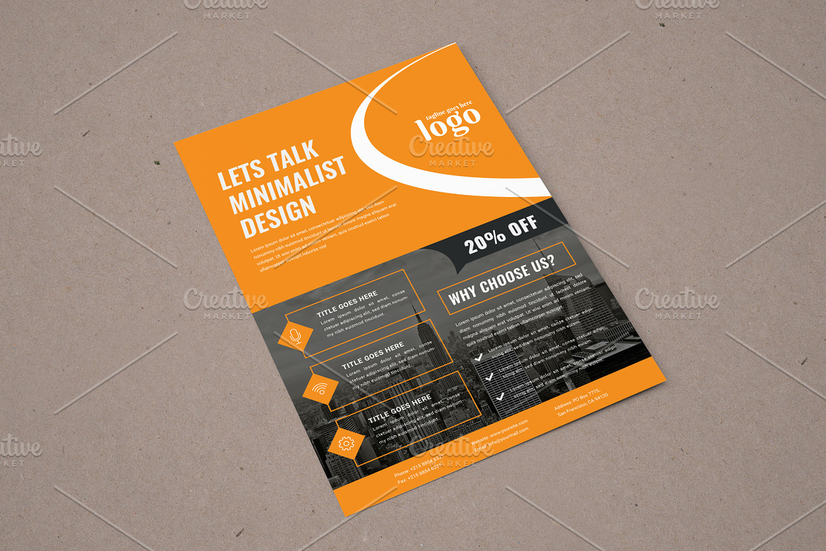 Flyer Template, a Flyer Template by Alice_s (Photo 3 of 10)