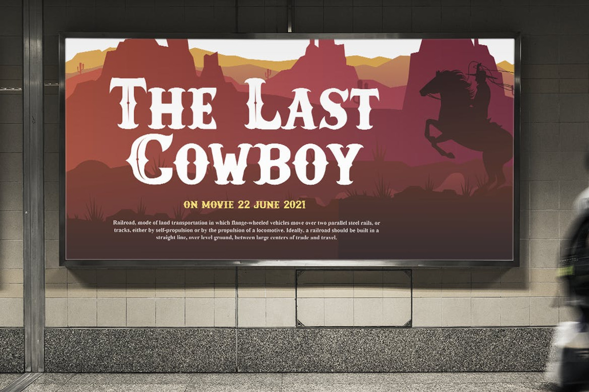 Van Dyke - Western Font, a Serif Font by TokoPress (Photo 6 of 10)